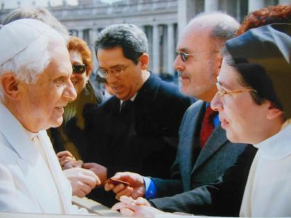 Benedikt XVI. s Matkou Lucií